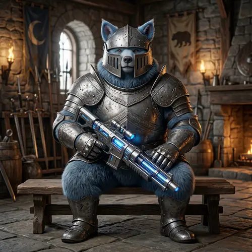 Snorlax In armor With Gun