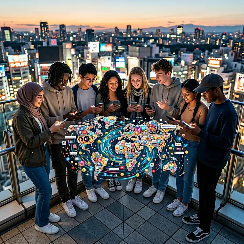 Global Teens: Connected Through Social Media Global Teens: Connected Through Social Media