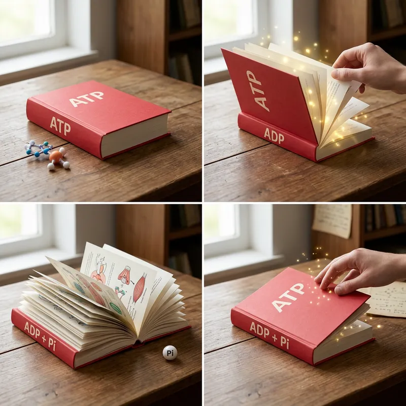 Closed Book ATP to ADP Transformation for Energy Conversion Closed Book ATP to ADP Transformation for Energy Conversion