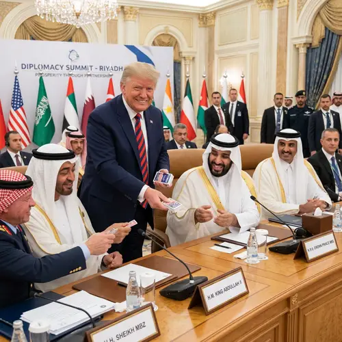 Trump Deals Cards to Middle Eastern Leaders