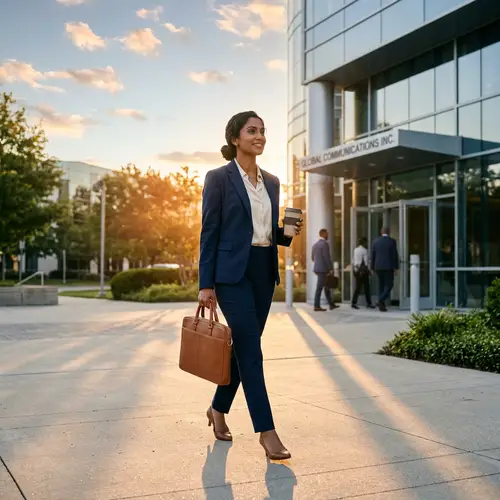 Confident South Asian Woman Balancing Motherhood and Career | New Chapter at Work