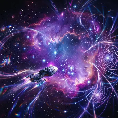 Space Exploration: Abstract Cosmic Visions