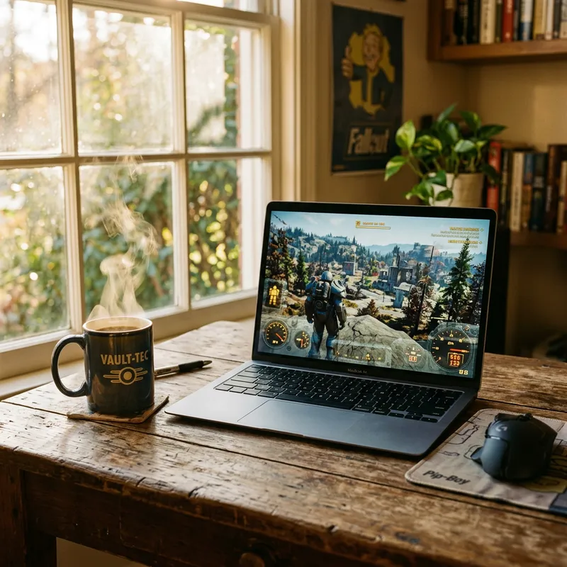 Cozy Coffee & Gaming Scene Inspiration