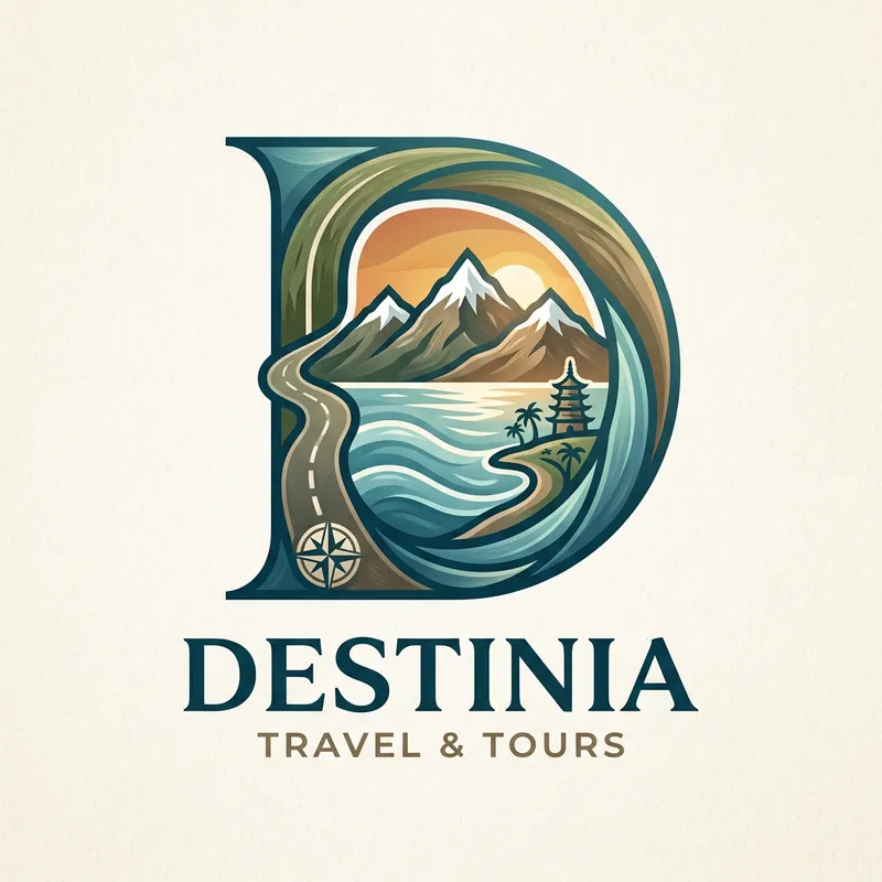 D Logo Tours & Travel: Adventure Symbol for Journeys D Logo Tours & Travel: Adventure Symbol for Journeys