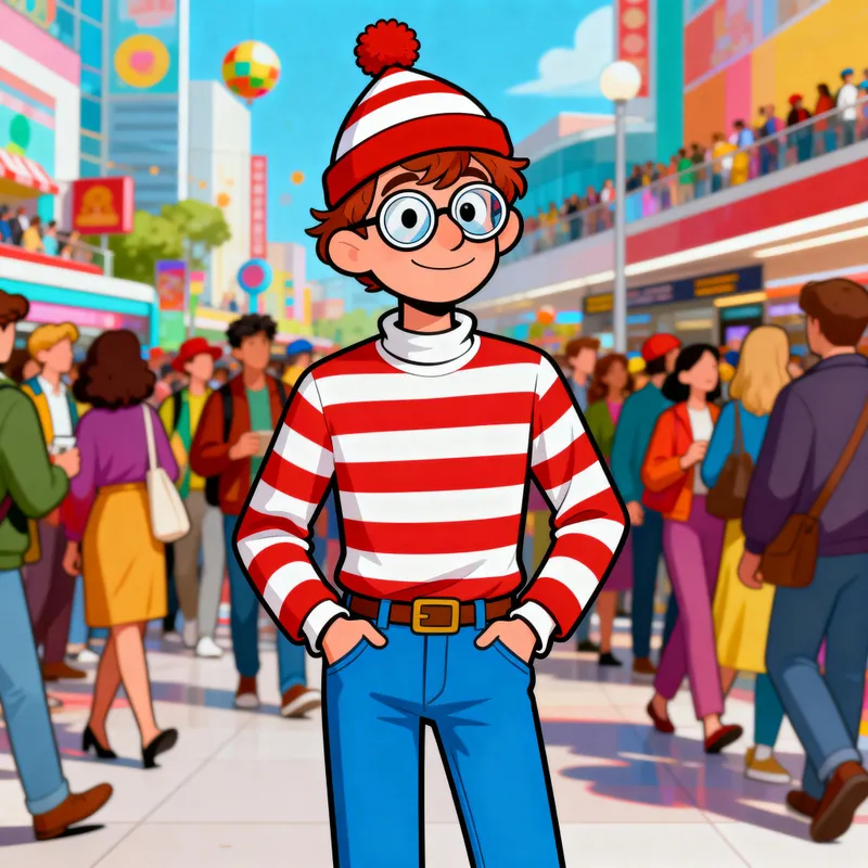 Transform into Waldo from Where's Waldo | AI Art Generator | Easy-Peasy.AI