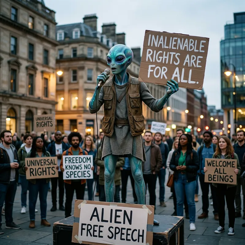 Unalienable vs. Alien - Delve into the Paradox