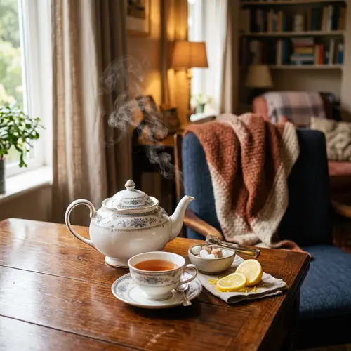 Elegant Tea Set: A Cozy Tea Experience