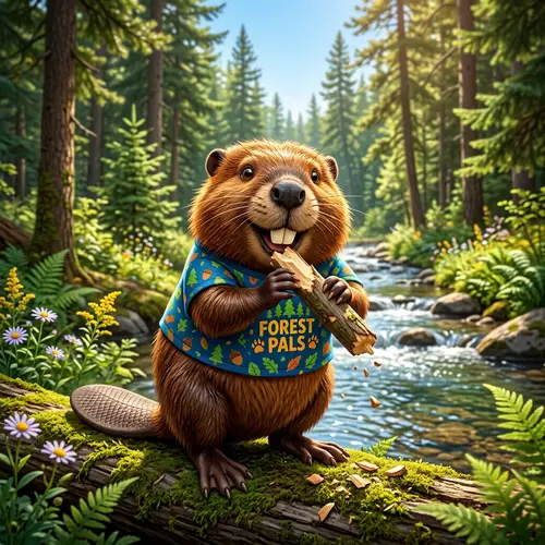 Custom Beaver Mascot Design for Your Brand