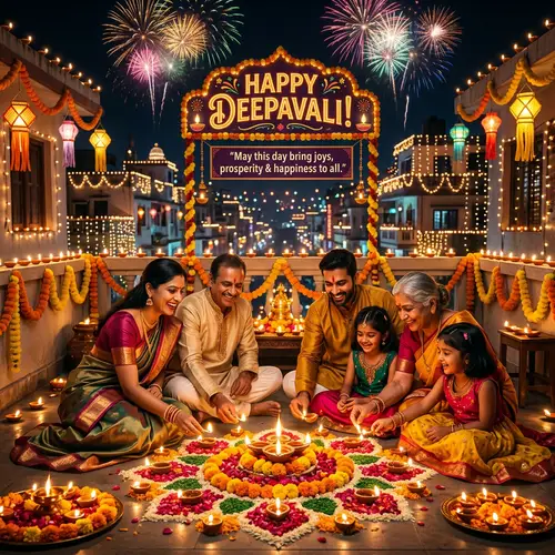 Celebrate Deepavali: Joyous Light Festival Wishes
