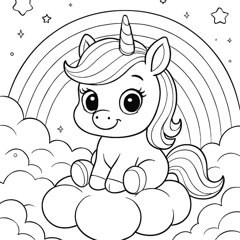 Fun Caricature Art Coloring Page