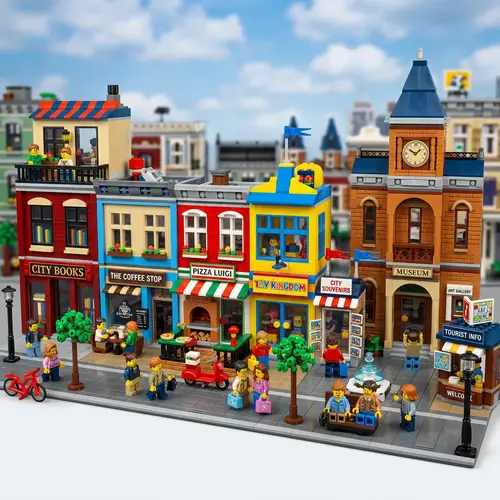 LEGO Set: Shops, Restaurants & Tourist Attractions