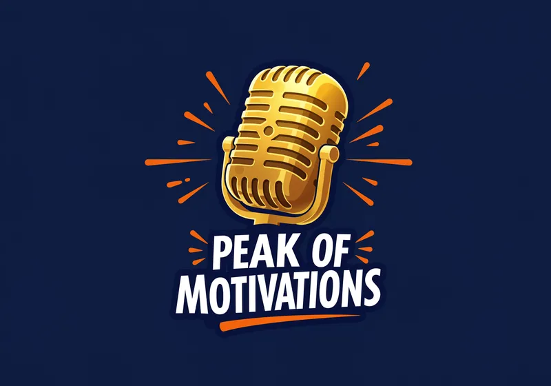 Peak of Motivations Sticker Design - Modern Aesthetic