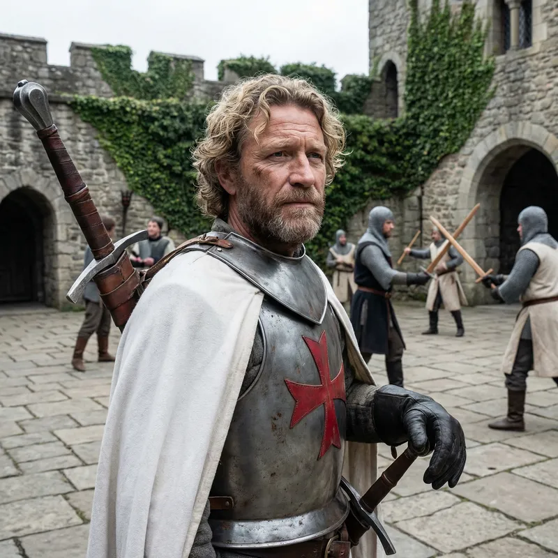 Cullen Rutherford Realism Portrait in Medieval Castle Cullen Rutherford Realism Portrait in Medieval Castle