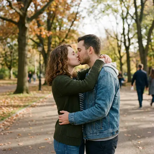 Romantic Kiss Between Us