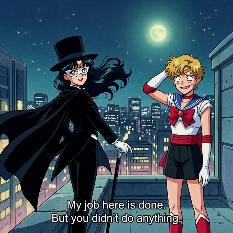 Gender-Swap Sailor Moon Meme: New Twist Gender-Swap Sailor Moon Meme: New Twist