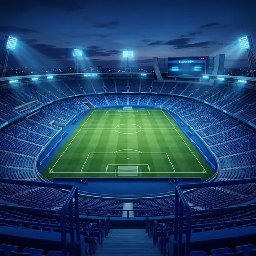 Blue Soccer Football Background for Streaming | 1920x1080