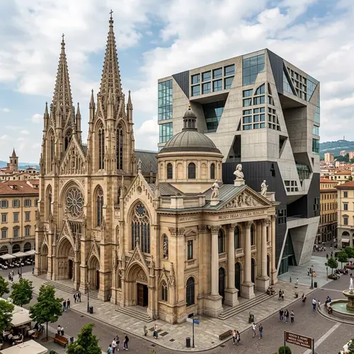 Architectural Marvel: Chiesa S. Massimiliano Kolbe, Museo della lettura Schiller, Zollverein Cube