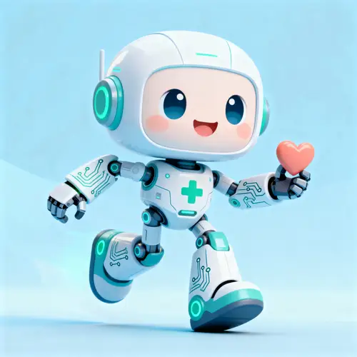 Friendly Stroke Detection App Mascot Design