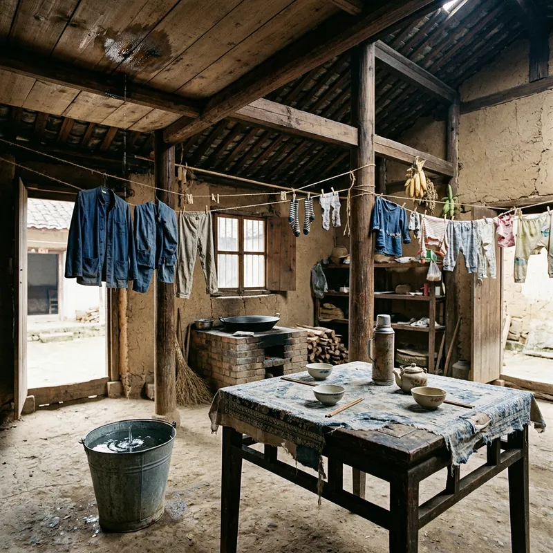 Echoes of a Bygone Era: Traditional Rural House in China