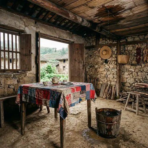 Rustic Charm in a Chinese Rural House