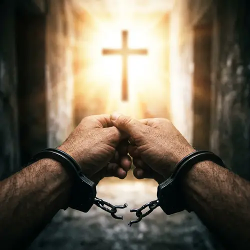 Hope and Liberation: Evocative Image of Cuffs Unchained