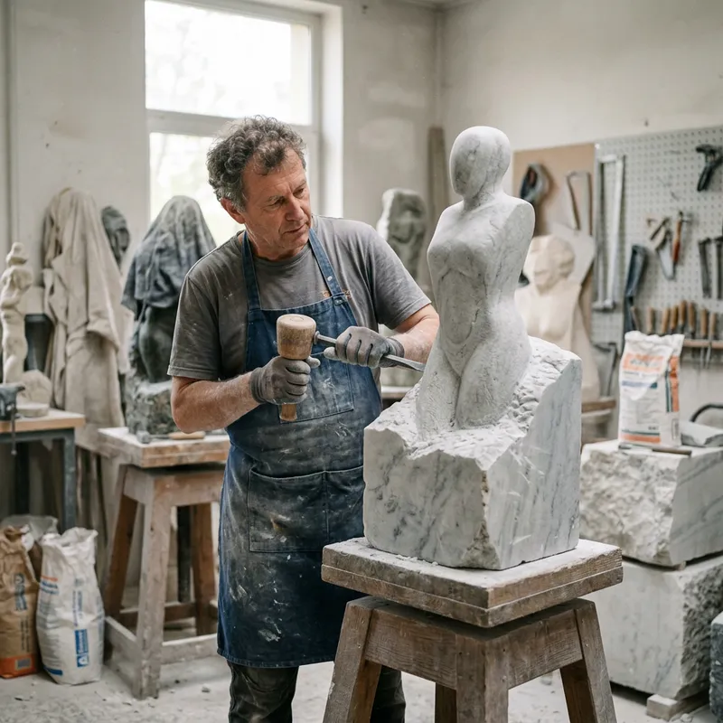 Sculptor Ivan Licciardi Shaping His Art Sculptor Ivan Licciardi Shaping His Art