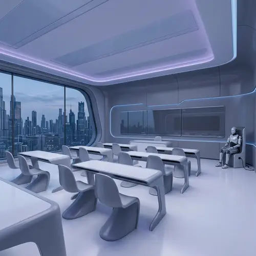 Future Classroom: Advanced Tech, Human Interaction Absent