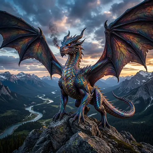 Gordon Thunder Dragon: Majestic Creature of Unrestrainable Power