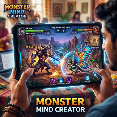 Monster Mind Creator Game: Epic Battles in Diverse Indian Landscapes