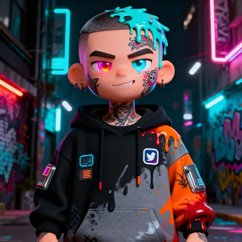 Original Comic Character Design Inspired by Fortnite