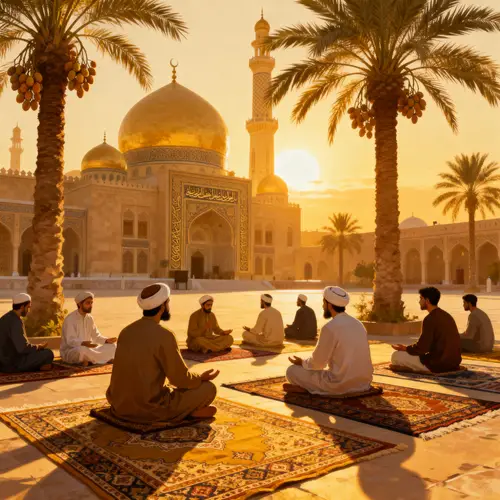 Serene Madinah: Naat Shareef & Golden Sunset Scene