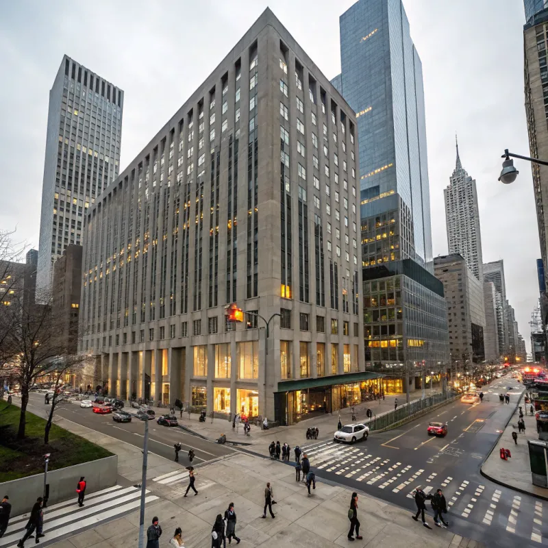 Modern Office Building in Downtown Area