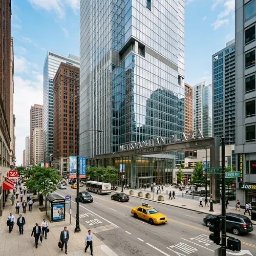 Modern Office Building in Downtown Area