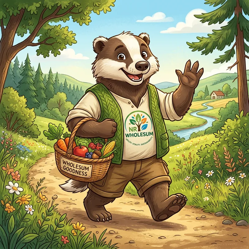 Brand Mascot Design for NR Wholesum