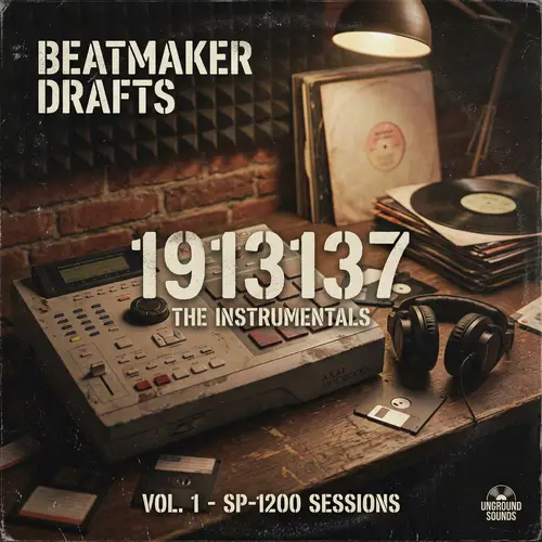 Hip Hop Instrumental Album Cover Design