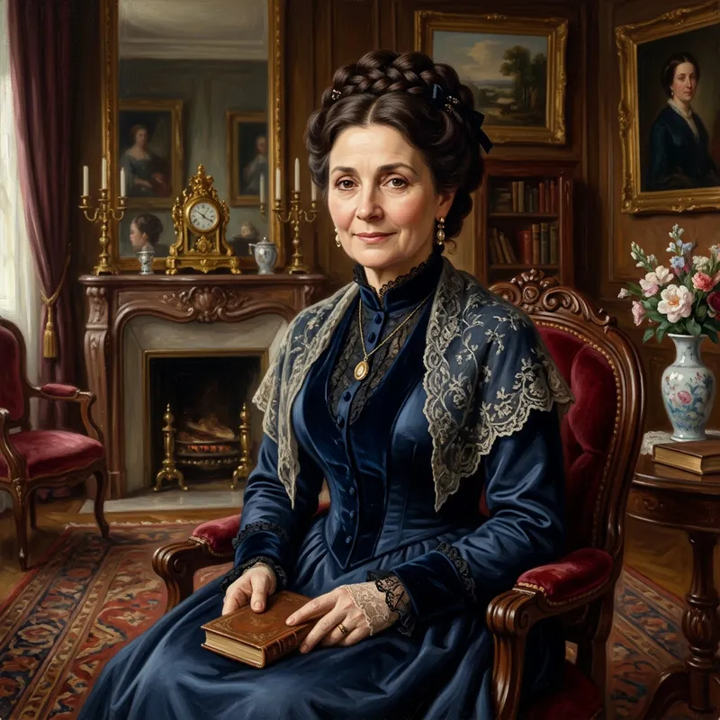 Madame Arnoux - 19th-Century Parisian Woman Portrait