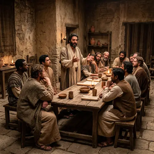 Spiritual Discourse on Communal Living and Equality