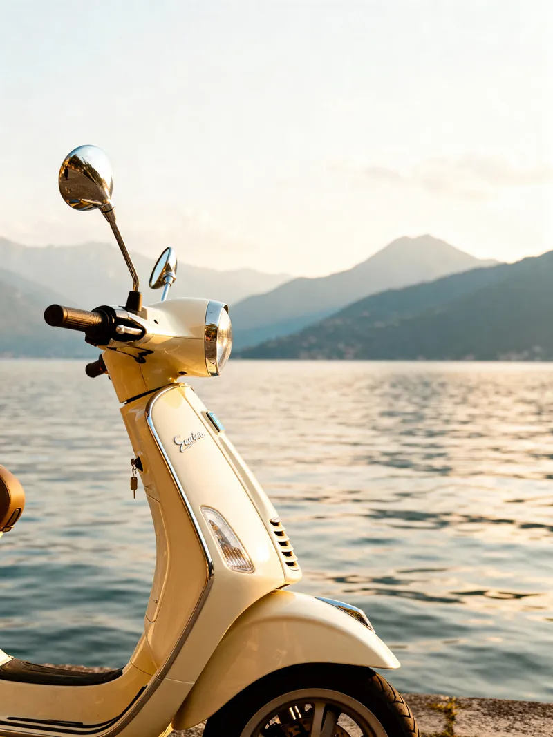 Romantic Lake Como: Summer Scooter Adventure