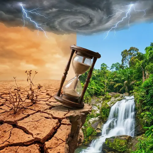 Artistic Representation of Climate Change Urgency