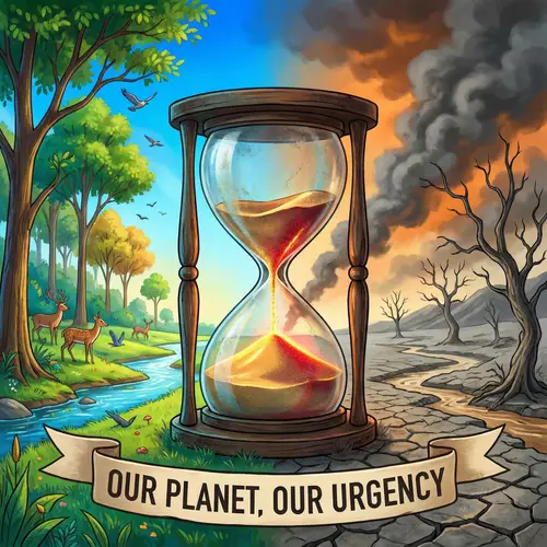 Urgent Call to Action: Climate Change Art Representation
