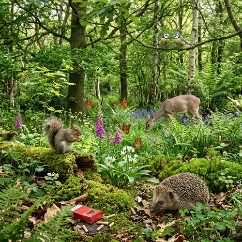 Explore the Vibrant Forest Habitat with Wildlife