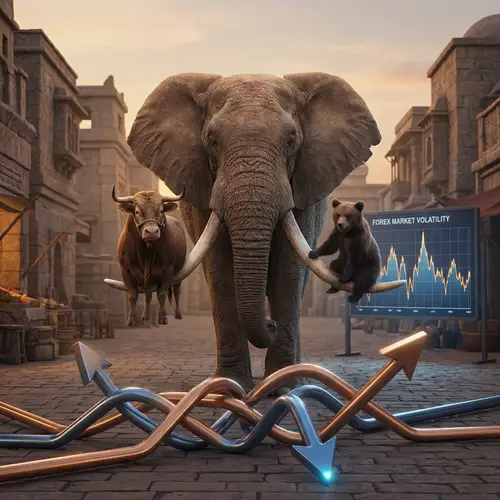 Forex Animal Balance: Elephant, Bear, and Bull Exchange