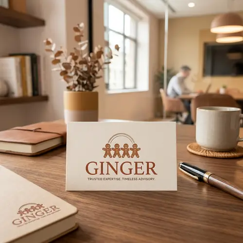 Ginger - Serene Brand Image with Gingerbread Figures