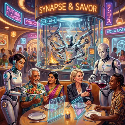 Visionary Restaurant Art: AI and Culinary Fusion