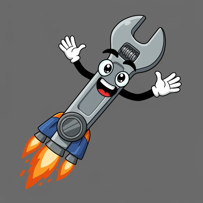 Dynamic Mascot Design for Mobile Auto Repair Ads