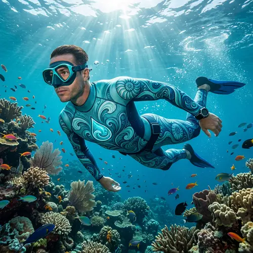 Anton's Ocean-Inspired Costume for Seamless Underwater Exploration