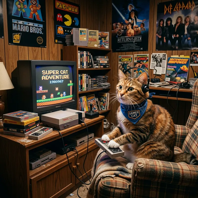 Gamer Cat: The Purrfect Playmate