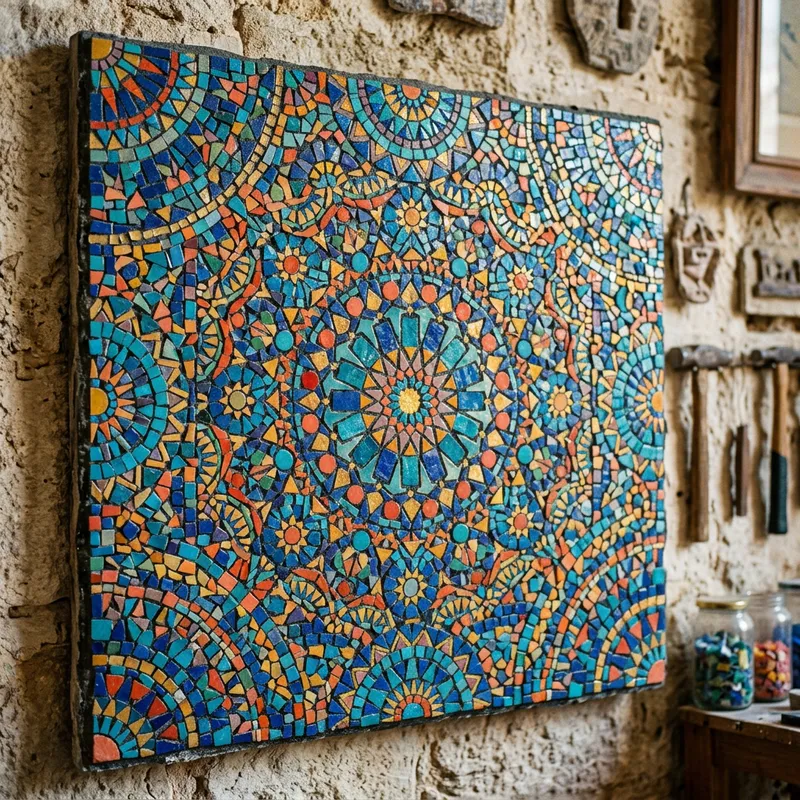 Stunning Mosaic Artwork: Colorful Tile Patterns Stunning Mosaic Artwork: Colorful Tile Patterns