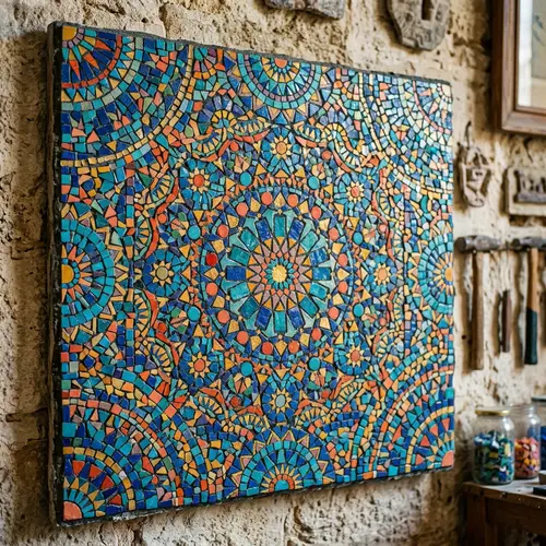 Stunning Mosaic Artwork: Colorful Tile Patterns