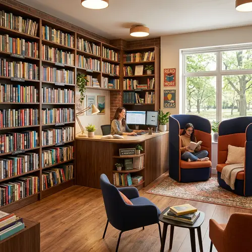 Energizing Library Space | Dynamic Furniture and Pod Seating